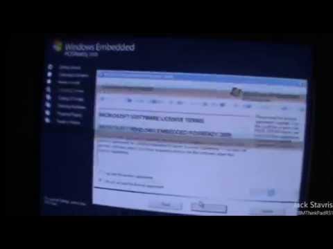 Windows embedded posready 2009 start menu